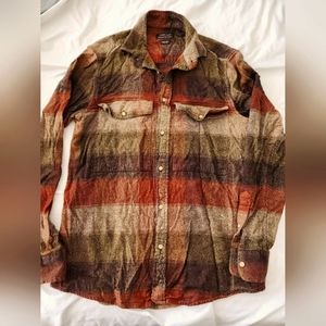 Zara Mens Plaid Shirt